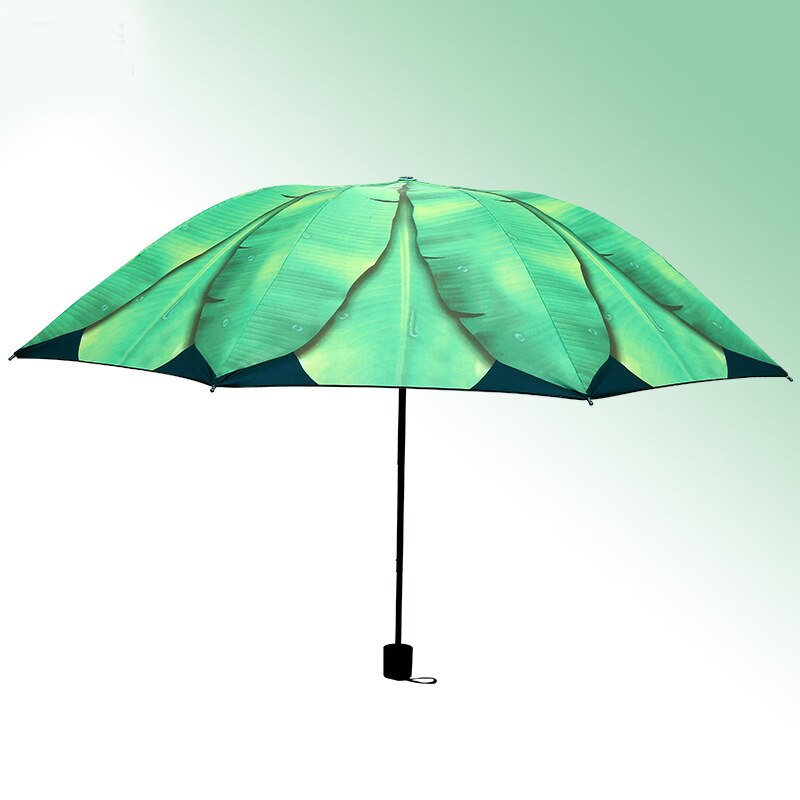 Opvouwbare paraplu Regen Paraplu Voor Vrouwen Wind Slip Drie Opvouwbare paraplu vrouwelijke paraplu bescherming buiten parasol