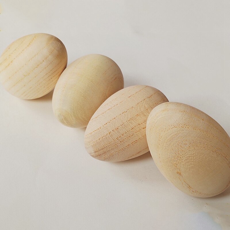 2 Stuks Houten Ei Shakers Musical Percussie Instrumenten Muziek Ei Speelgoed Voor Baby Kids