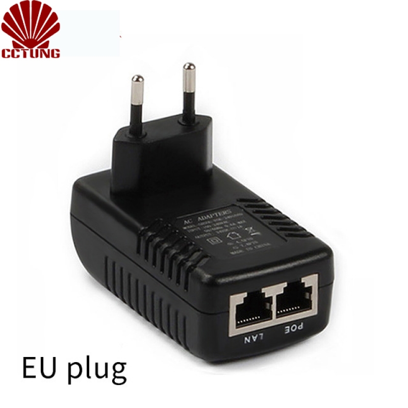 DC12V 1A POE (Power Over Ethernet) injector 12 w Stekker POE Switch voor CCTV POE IP Cam Power Adapter EU/US/AU/ UK plug Optioneel