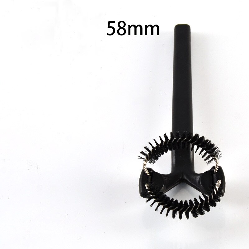 51mm 58mm Coffee Machine Brush Cleaner Coffee Maker Espresso Group Head Cleaning Round Brushes Cleaning Tools: 2
