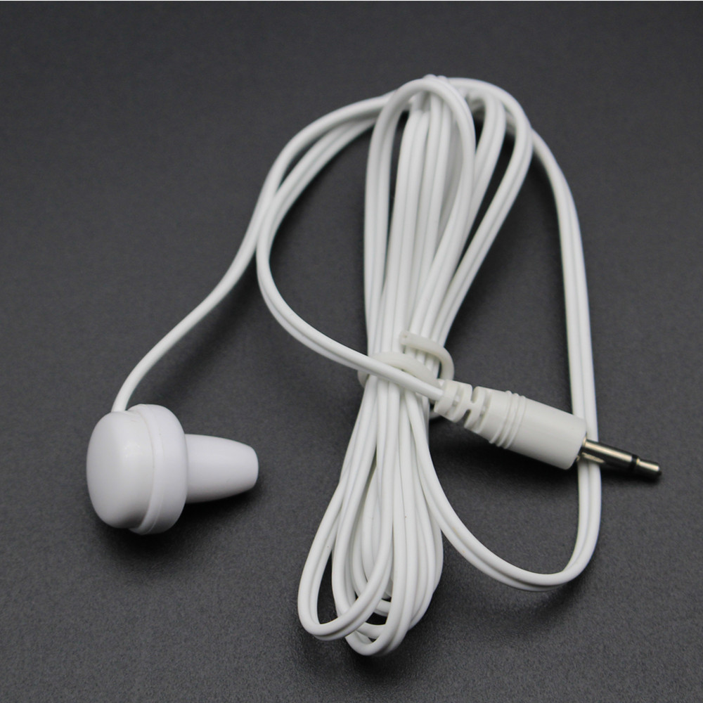 2.5MM Single Ear Earphone Patient In-ear Single Side Mono Earphones For Radio ,Hospital TV Hearing Aid Earbuds