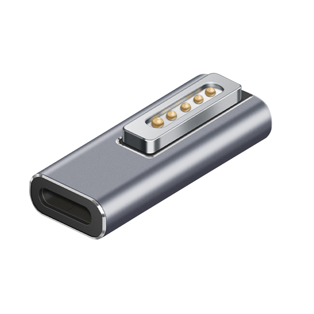 PD-Schnellladekonverter, Stromanschluss, Typ C, magnetischer USB-PD-Adapter für Apfel Magsafe 2, MacBook Profi-Steckerkonverter