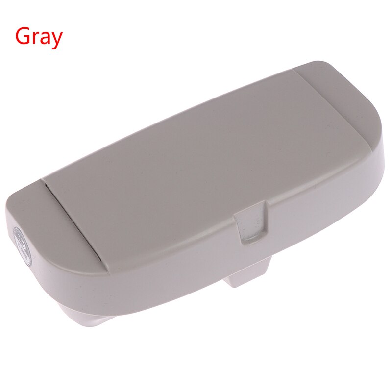 Bil universel solbrille holder tilbehør briller etui holder multifunktionel brille etui boks holder til briller: Grå