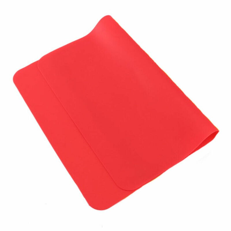 5 Verschillende Kleuren Van Siliconen Placemats Bakken Mat Non Stick Pan Liner Tafel Protector Pad Keuken Gebak Liner Bakken Bakewar: Rot