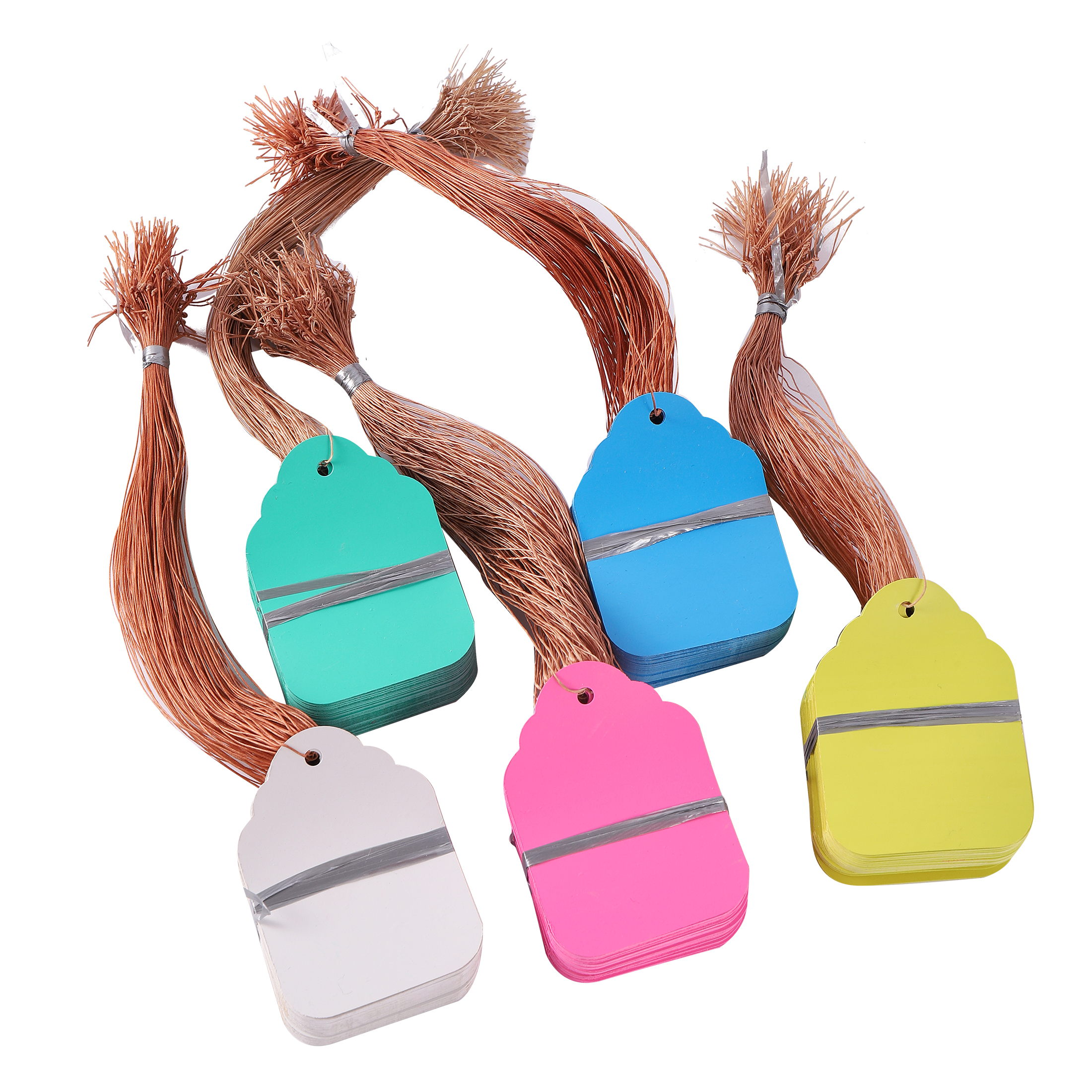 Marcadores para plantas colgantes, etiquetas para plántulas de bricolaje, para colgar flores de jardín, macetas de jardín, herramientas de clasificación de letreros, 100 unidades por lote