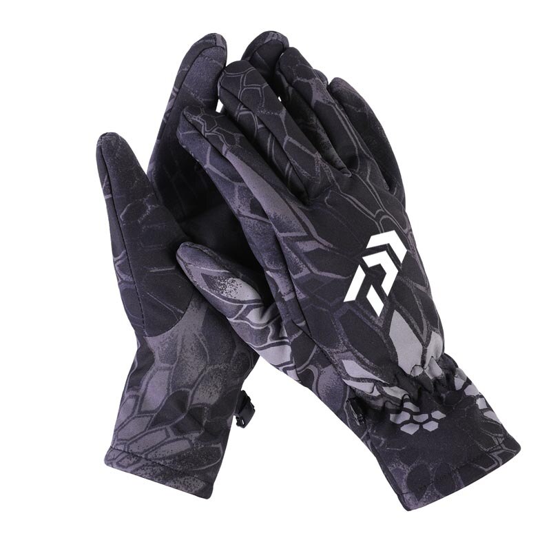 Heren Outdoor Winter Camouflage Ski Vissen Handschoenen Winddicht Volledige Vinger Anti-Slip Klimmen Wandelen Camping Paardrijden Vissen Handschoenen: heimangbai