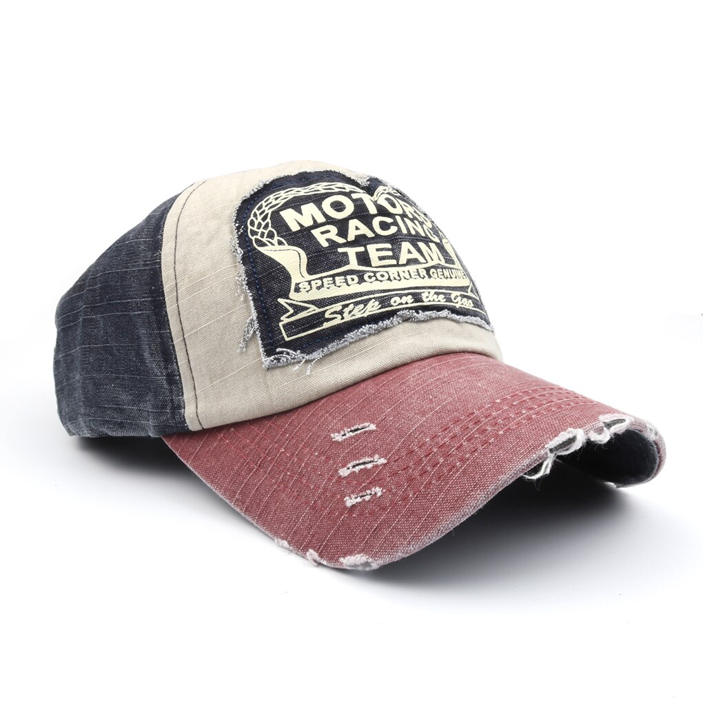 Unisex Retro Baseball Cap Lente Vrouwen Mannen Casual Snapback Hoed Gewassen Katoen Vader Hoed Slijpen Vintage Brief Zonnehoed: NO3
