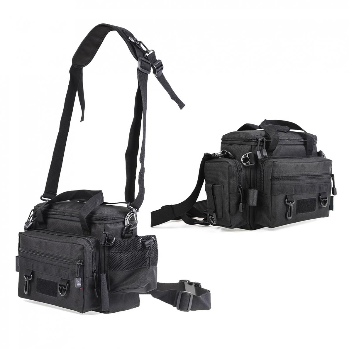 Taille Schouder Messenger Outdoor Vissen Tas Multifunctionele Waterdichte Oxford Doek Visgerei Reel Lokken Camera Opbergtas