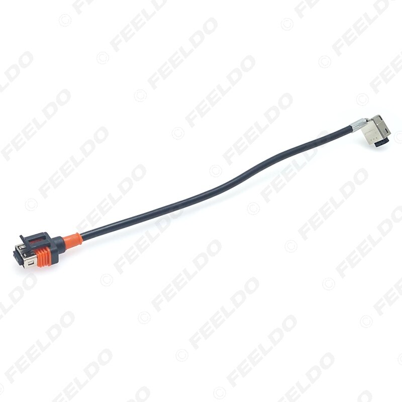 Feeldo 1pc bil skjult xenon lys høyspent ledningsnett kabel for  d1s d1c d1r xenon ballast pære  d1 d3 hid stikkontakt adapter