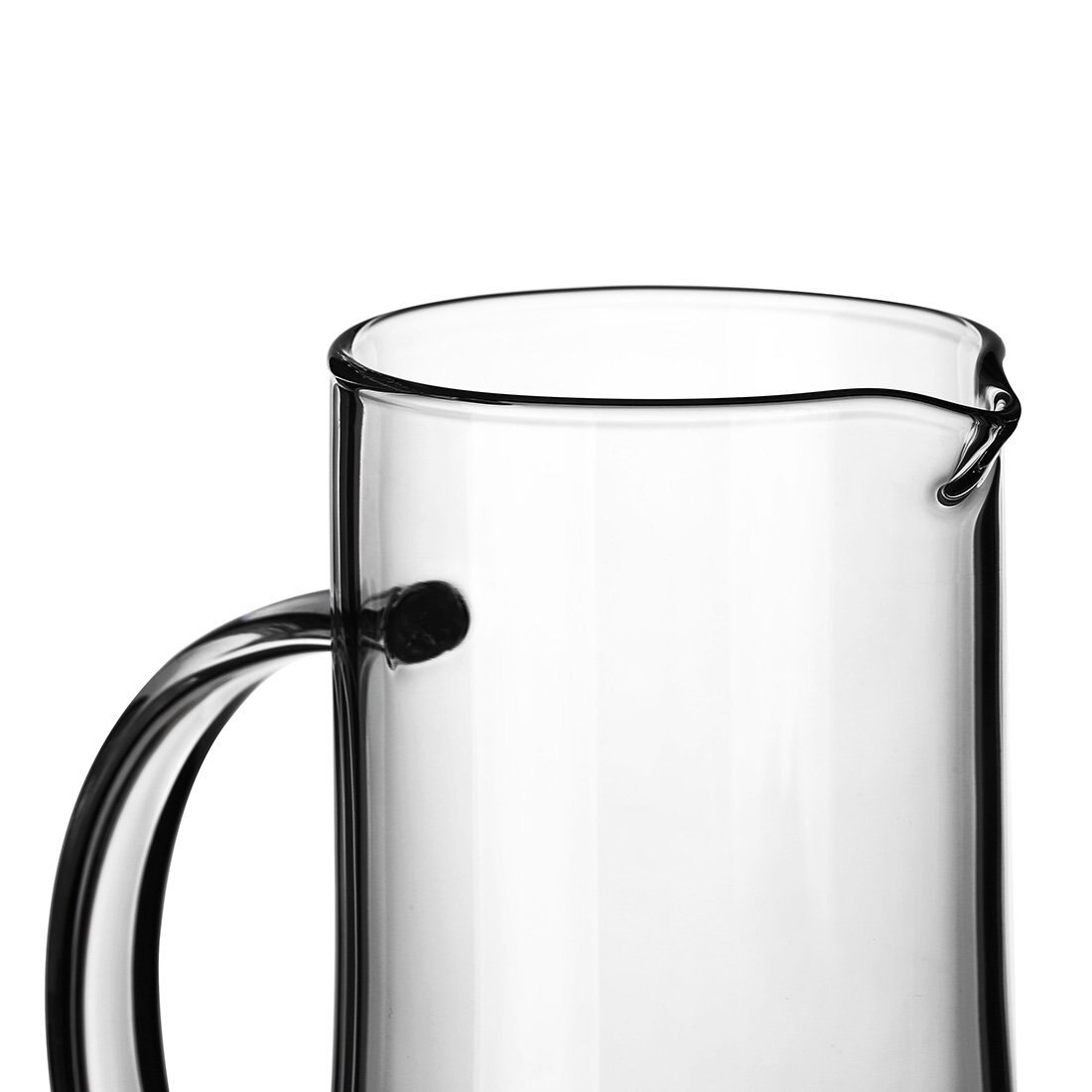 ONEISALL 1500ML Large Capacity Water Teapot with Stainless Strainer, Borosilicate Glass Water Pitcher with Stainless Steel Lid