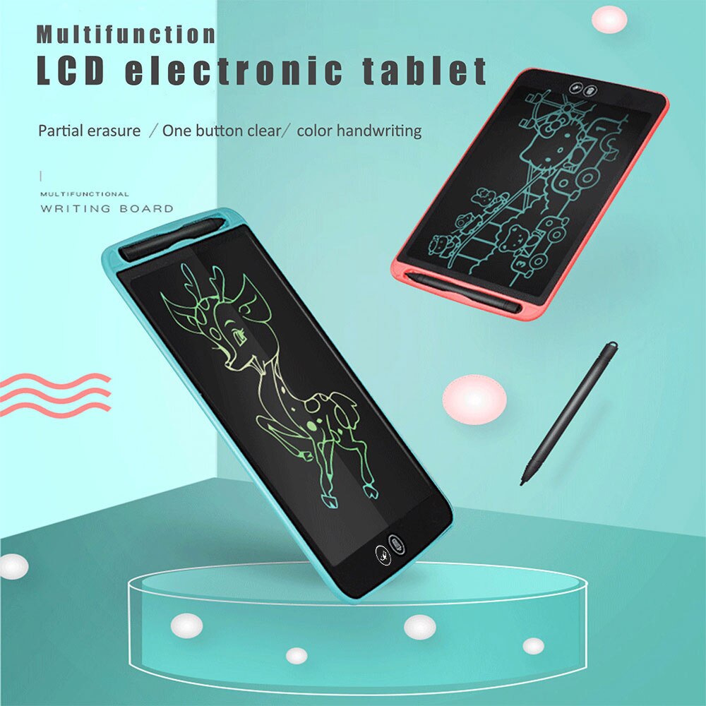 12 tommer lcd skrive tablet delvist sletning digital tegning elektronisk håndskrift pad besked grafik bord børn skrive bord
