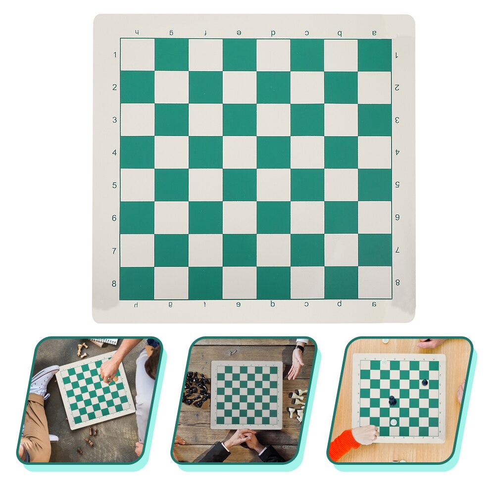 Portable Folding Checkerboard Portable International Chessboard Softer Chess Board