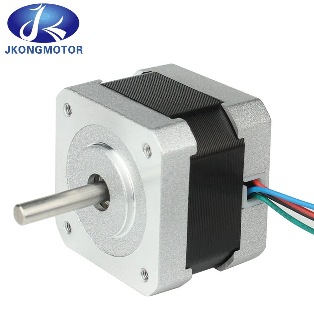 Jkongmotor NEMA 17 Stepper Motor 1.8deg 4leads 28 N.cm 34mm Length Step Motor for DIY CNC 3D Printer