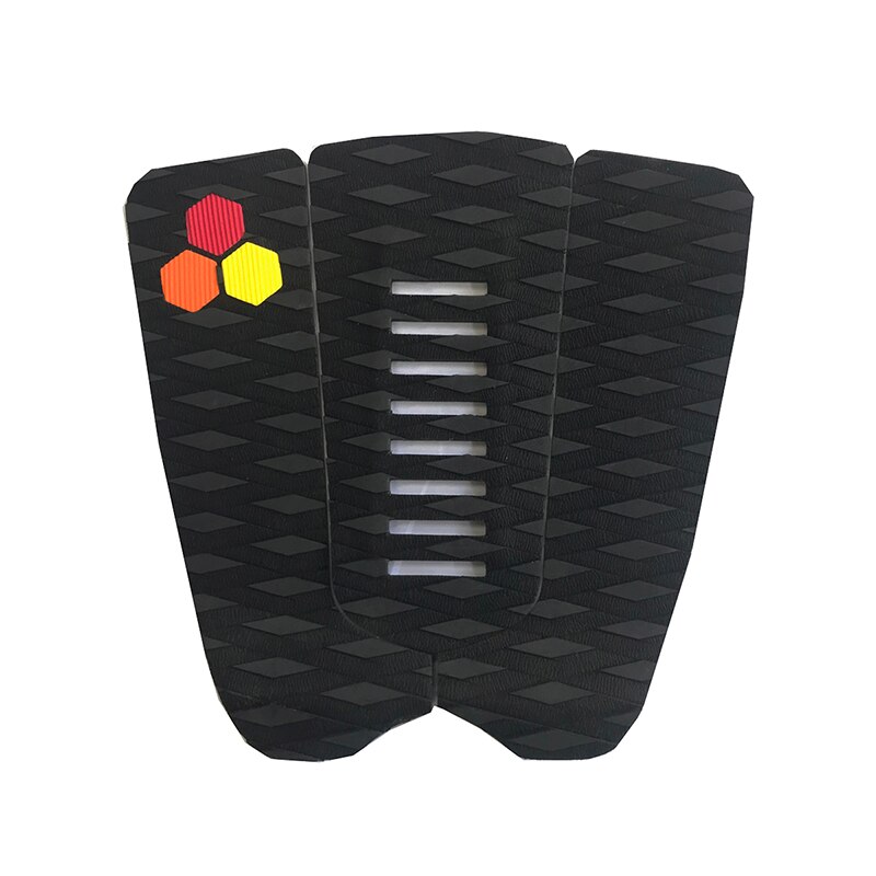 3 unids/bolsa antideslizante de espuma EVA cojines para tablas de Surf SUP Surf Kiteboard Skimboard pie Paddleboard tracción Pad alfombrilla de agarre perro Pie de: Black Dot