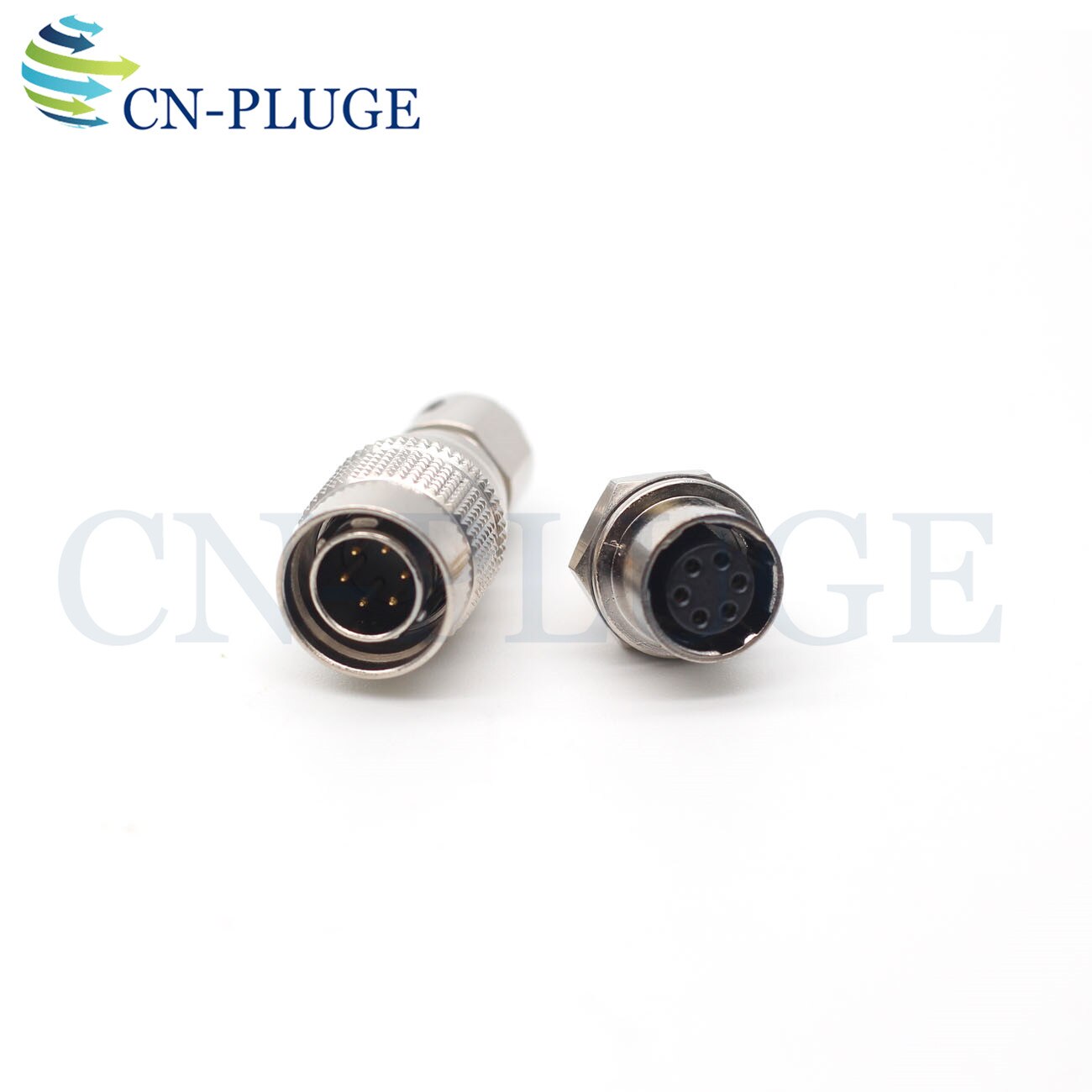 Hirose connector 6 pin, plug socket HR10A-7P-6P (73) / HR10A-7R-6S (73) industrial camera connector,