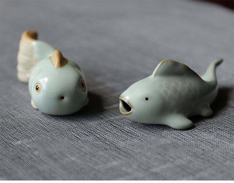 1 stuk Chinese Keramische Borstel Penhouder Kalligrafieborstel Rack Pen Houder Keramische Thee Huisdier