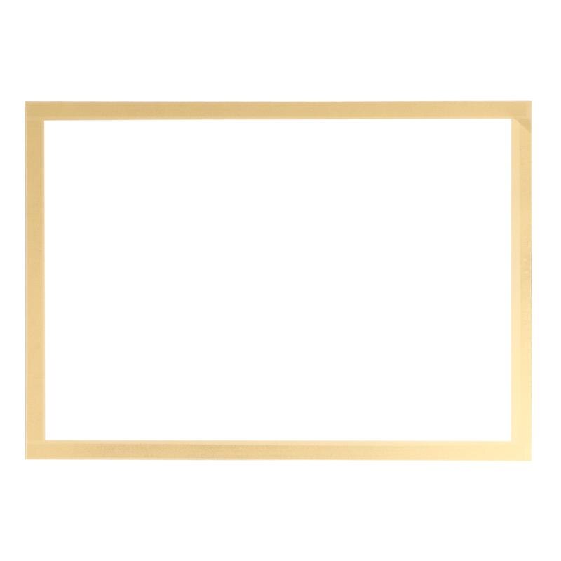 1Pc Magnetische Poster Frame Pvc Fotolijst Minimalistische Certificaat Frame: Golden