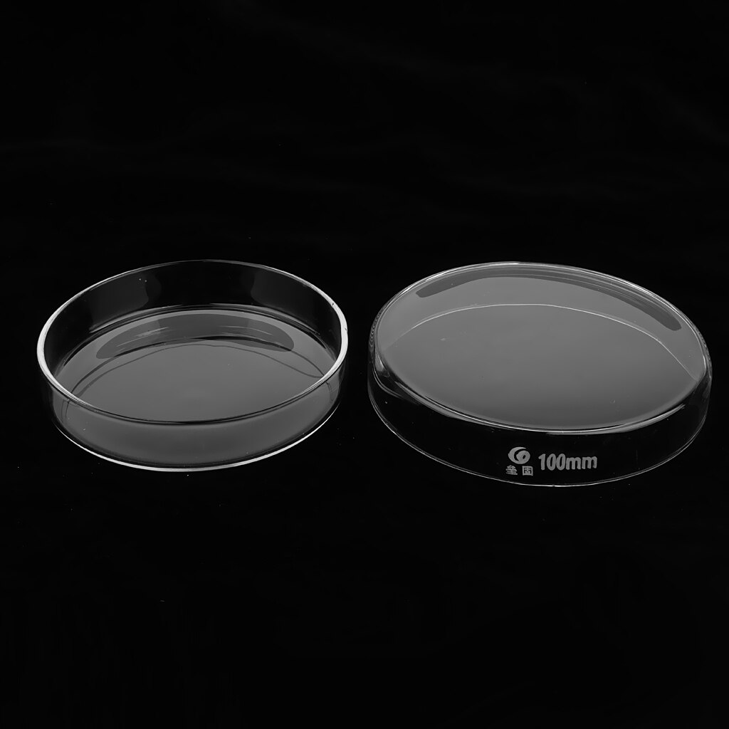 Glas petriskål glas steriliseret celle/plantevævskulturskål 60/75/90/100mm