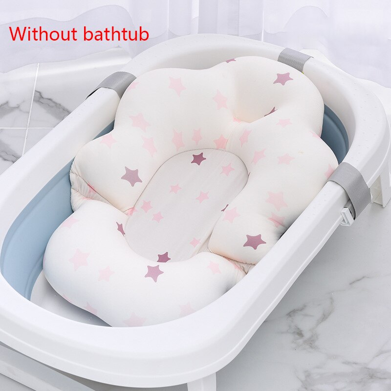 Baby Bad Ondersteuning Pad Pasgeboren Comfortabele Zachte Douchestoel Anti-Slip Veiligheid Kussen Peuter Bad Net Kinderen levert: P8