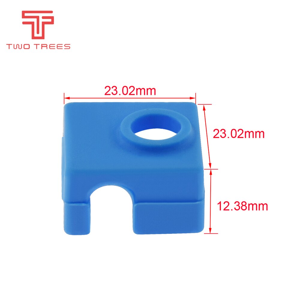 3D Printer Parts MK8 Extruder Nozzle Extruder Print Head 0.2/0.3/0.4/0.5/0.6/0.8mm mk9 Silicone sock for CR-10 Ender 3 pro