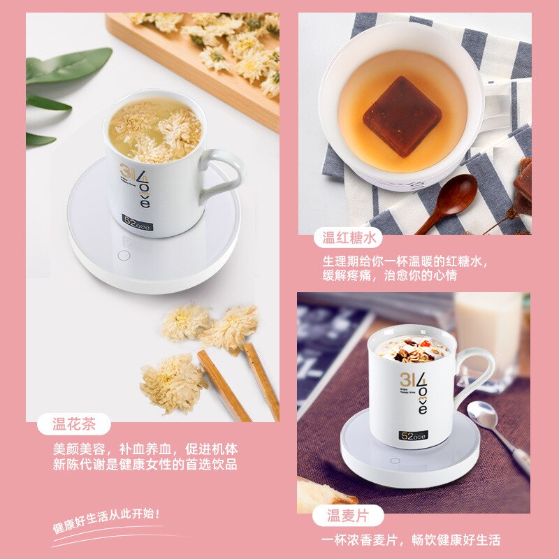 55 Celcius Leite Heatplates USB Almofada de Aquecimento de Água a Temperatura Constante Mini Electric Hot Plate Placas de Escritório Em Casa Mais Quente Leite Quente