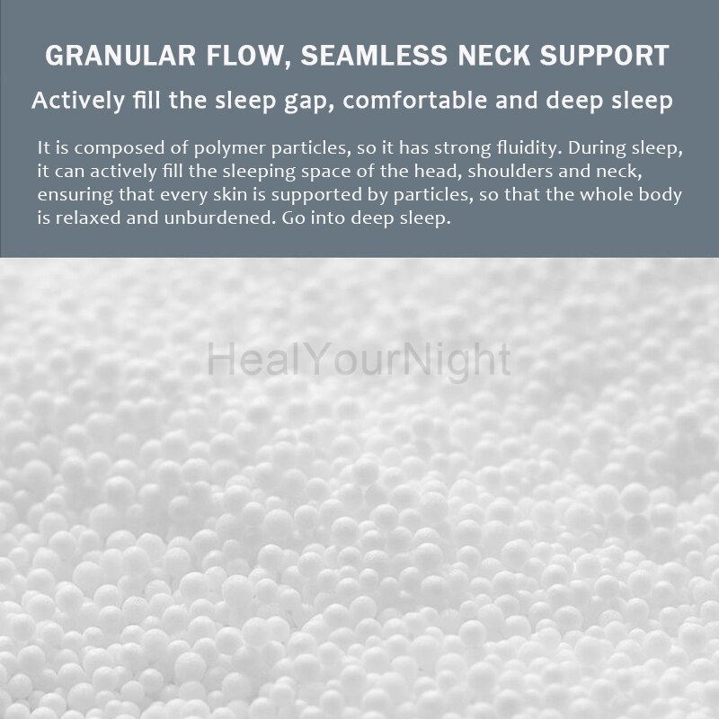 All-round Sleep Pillow Egg Sleeper Memory Foam Soft Orthopedic Neck Pillow Pain Release 3D Neck Micro Airball Pillow Deep Sleep