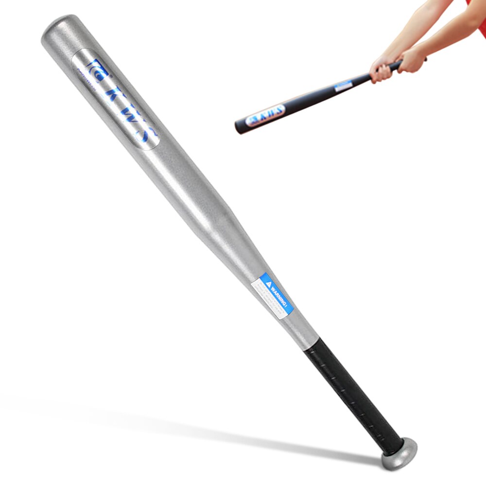 Baseball Bat 28 30 inch Carbon alloy Steel Baseball Bat Hard Ball Black Blue Red Training Softball Baseball Bat Stick sports: Silver / 30 inch(75-76cm)