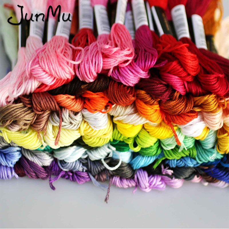 100/150pcs Anchor Similar DMC Embroidery Floss Cross Stitch Cotton Embroidery Thread Floss Sewing Skeins Craft Decor