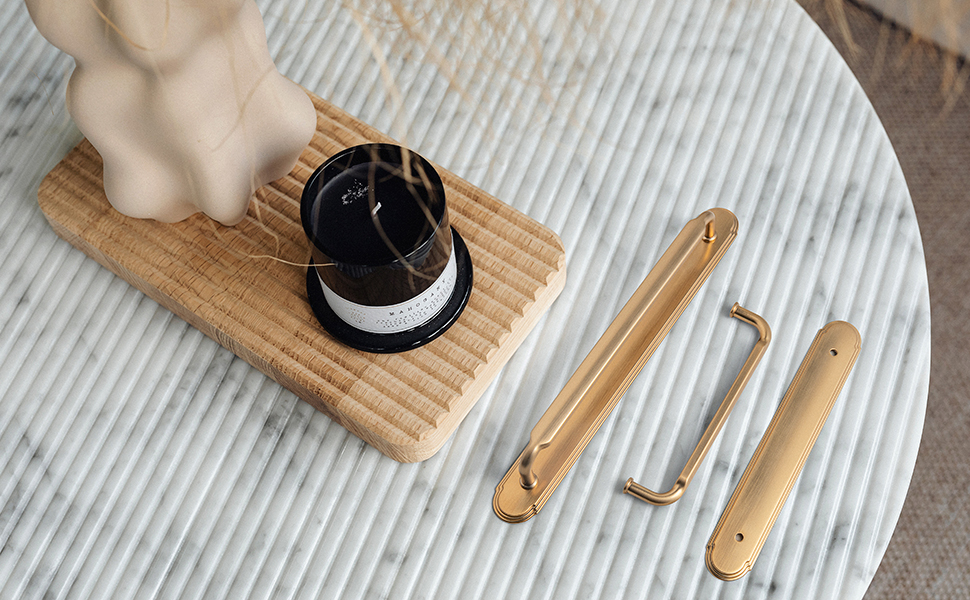 Antikk messinghåndtak med bakplate vintage deksel til møbelhåndtak skuff skap bar trekkhåndtak til hjemmet