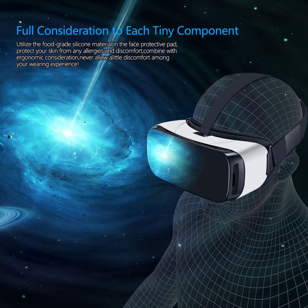 LESHP 3D VR gafas auriculares Realidad Virtual gafas jugar películas fotos disfrute para teléfonos inteligentes