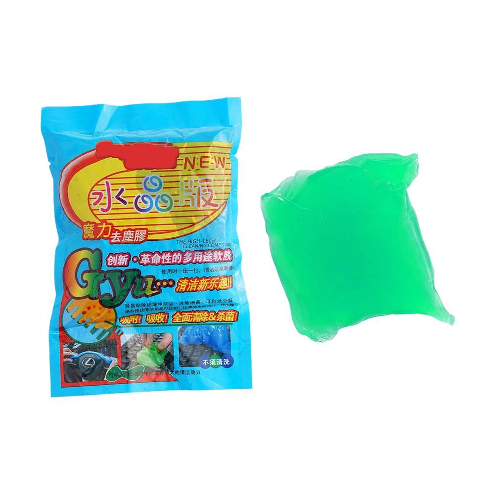 Gel de nettoyage intérieur de voiture, 1 pièce, dissolvant de poussière, colle pour clavier d'ordinateur, fournitures de nettoyage de saleté, accessoires de nettoyage: GRIS