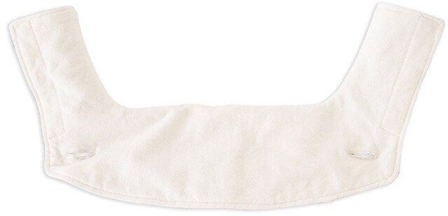 Coussinet de dentition pour bébé, en tissu à boucles 100% coton, ventouse de sécurité, sangles porte-serviettes dédié à la salive, 1 paire: 4