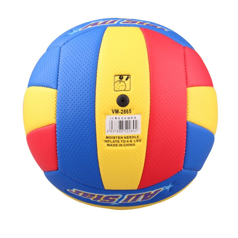 Offisiell størrelse 5 pu volleyballkamp volleyball innendørs og utendørs treningsball med nettpose  v601b