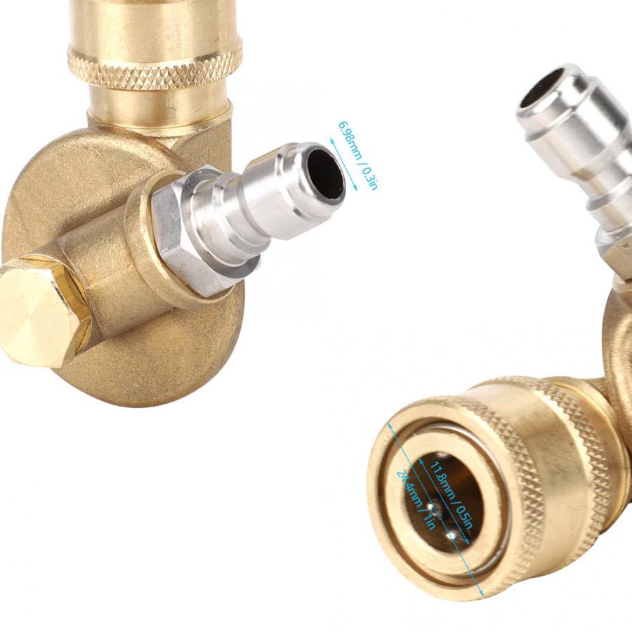 Auto Wasmachine Hogedrukreiniger Sproeikop Tips 7 Level 240 Graden Verstelbare Nozzle Tip 1/4 Inch Quick Plug