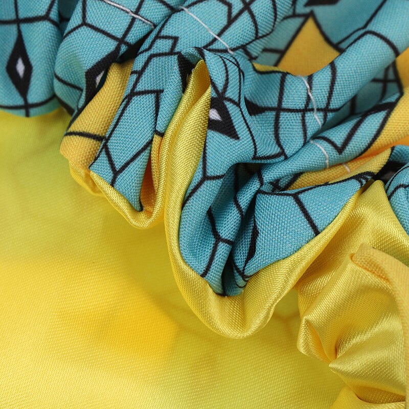 Gorro turbante estampado de doble capa para niños, turbante de seda, envoltura para la cabeza, gorro de baño para mujer, gorro de ducha de noche, tamaño ajustable