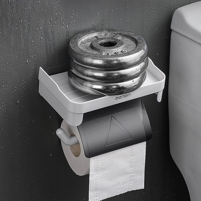Wc Multifunctionele Opbergrek Stijl Toiletrolhouder Plastic Waterdichte Badkamer Organizer Sanitair Producten
