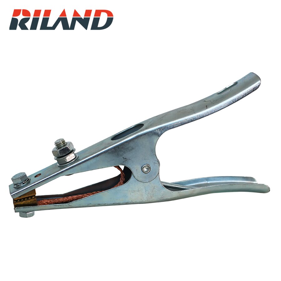 RILAND 500A Earth Clamp Spring Loaded Ground Clamp for Welding Machines