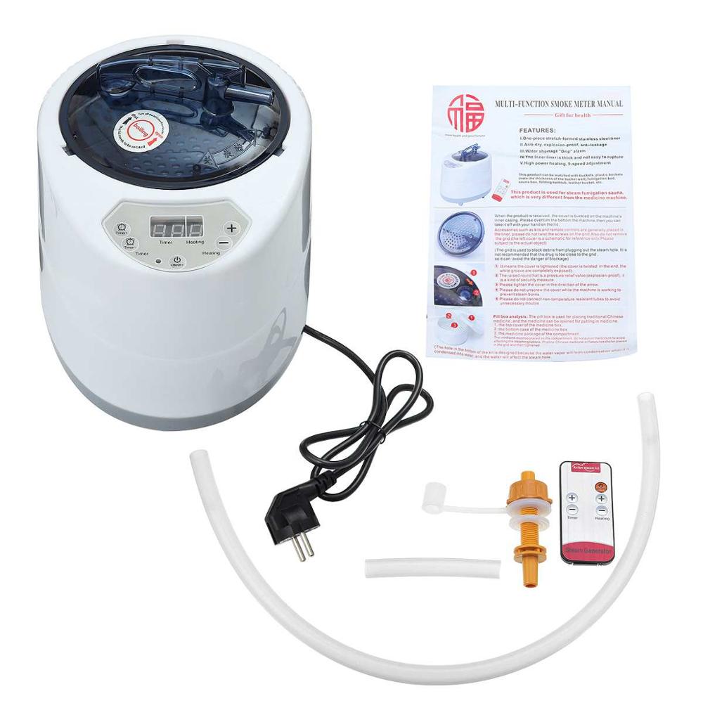 2.0L Sauna Generator For Sauna Spa Tent Body Therapy Home Steamer Therapy Fumigation Machine Suitable For Kitchen: Default Title