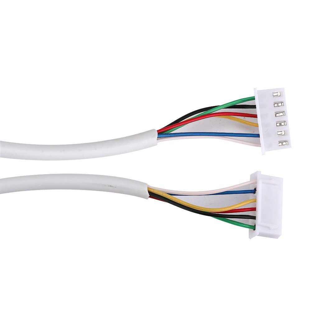 Câble à 4 fils de 50M 2.54x6P pour visiophone, interphone vidéo couleur, sonnette filaire