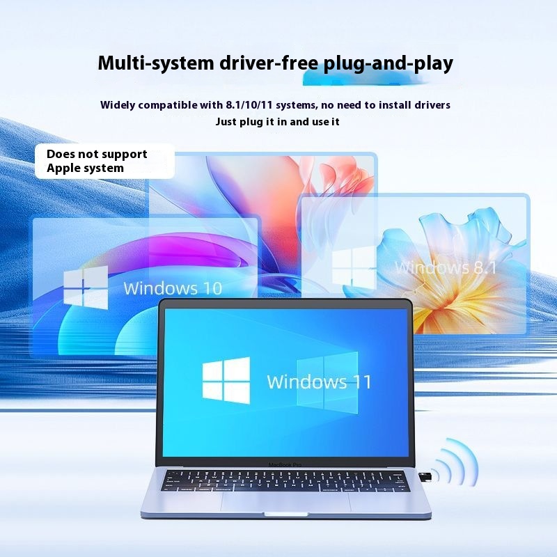 Adaptador USB Bluetooth 5,3, adaptador Dongle inalámbrico Bluetooth 5,1 para PC, portátil, altavoz inalámbrico, receptor de Audio, transmisor USB
