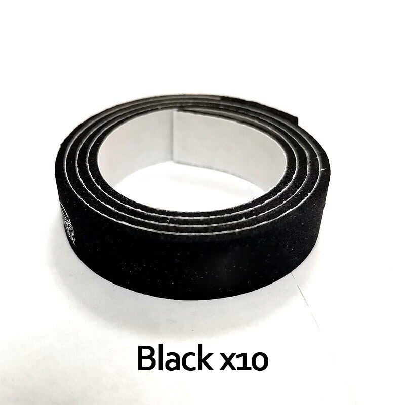10x Original GEWO Tischtennis Schläger Rand Band Seite Schutz Band Klingeln Pong Schläger Schwamm Band Zubehör: 10 Schwarz