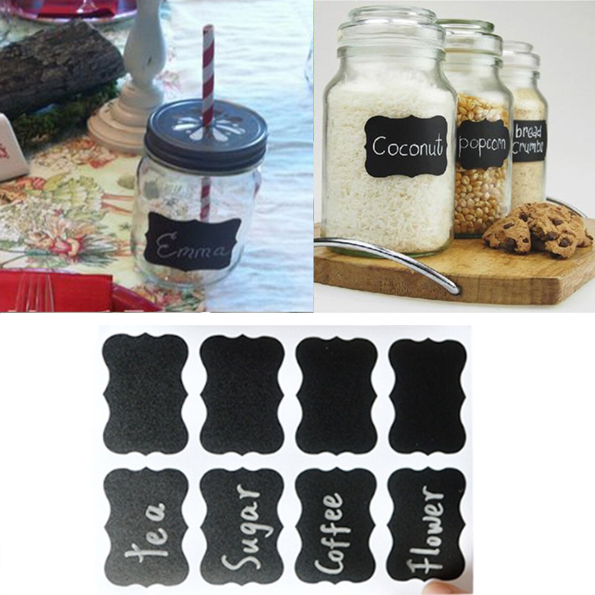 48 Stks/set Black Board Keuken Gadget Classificati... – Grandado