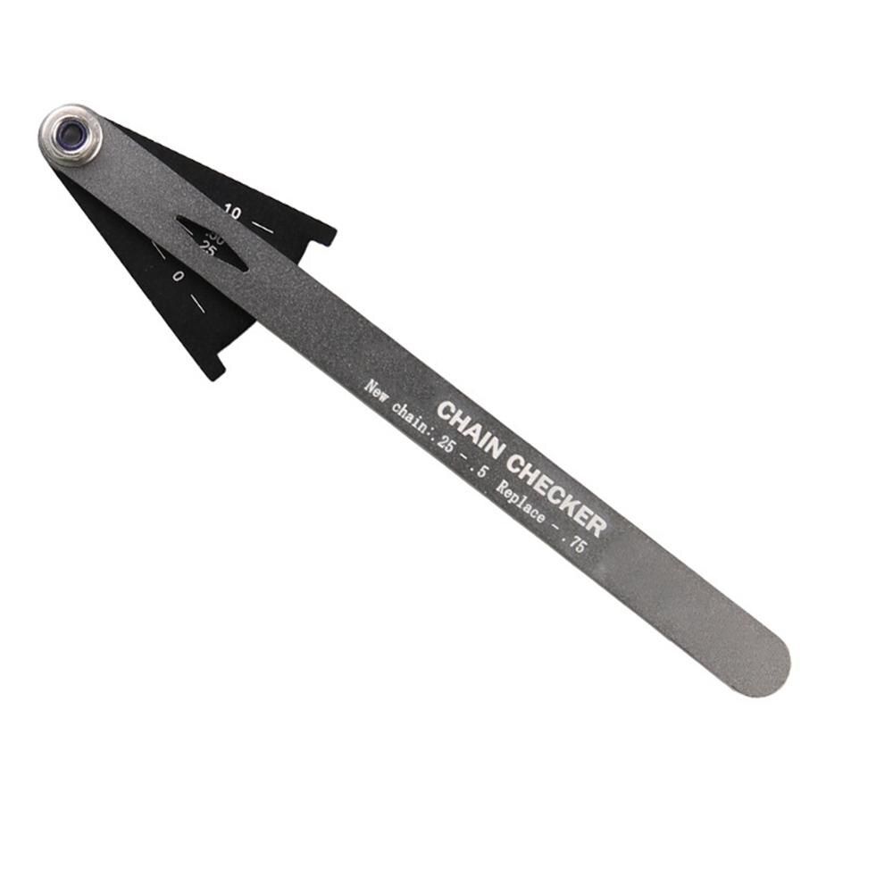 MTB Bicycle Chain Wear Indicator Tool Chain Checker Kits Multi-Functional Chains Gauge Measurement For Mountain Road Bike: Gray