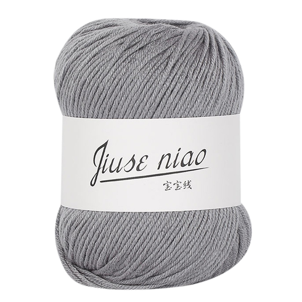1PC 50g Warm DIY Milk Cotton Yarn Baby Wool Yarn for Knitting Children Hand Knitted Yarn Knit Blanket Crochet #3: C