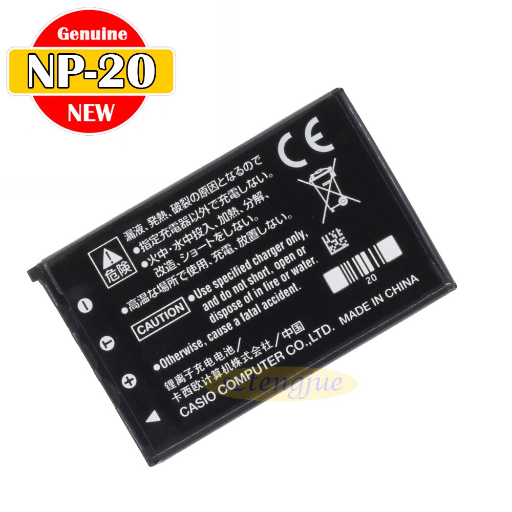 Neue Original NP-20 Batterie für Casio EXILIM Zoomen EX-Z3 EX-Z4 EX-Z5 EX-Z6 EX-Z7 EX-Z11 EX-Z60 EX-Z70 EX-Z75 EX-M1 EX-M2 EX-M20