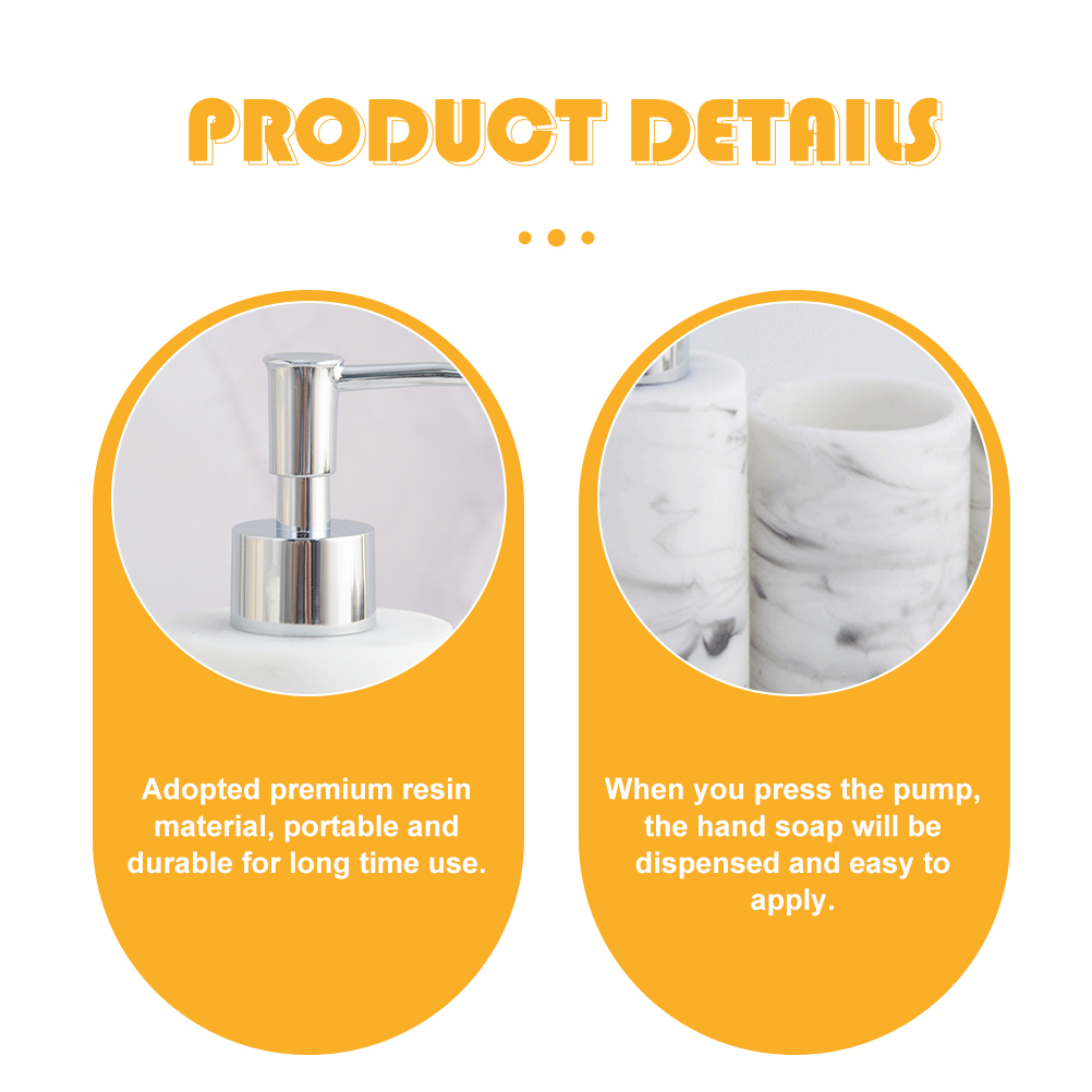 Refillable Pump Bottle Shampoo Dispenser Hand Sanitizer Bottle Soap Dispenser 270ML