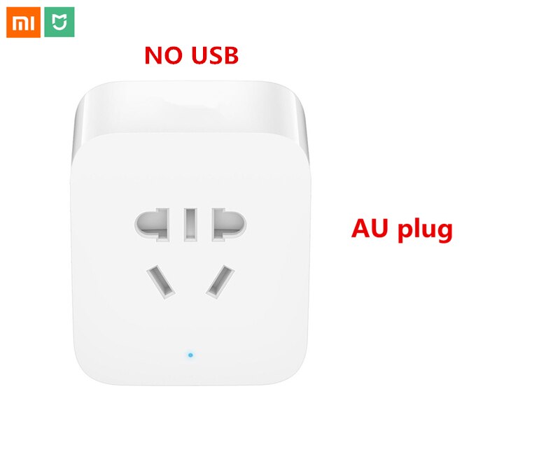 Original Xiaomi mijia Smart Socket Plug Dual USB with Bluetooth Gateway WIFI Socket Power Adapter Wireless Remote by APP mi home: no USB with AU