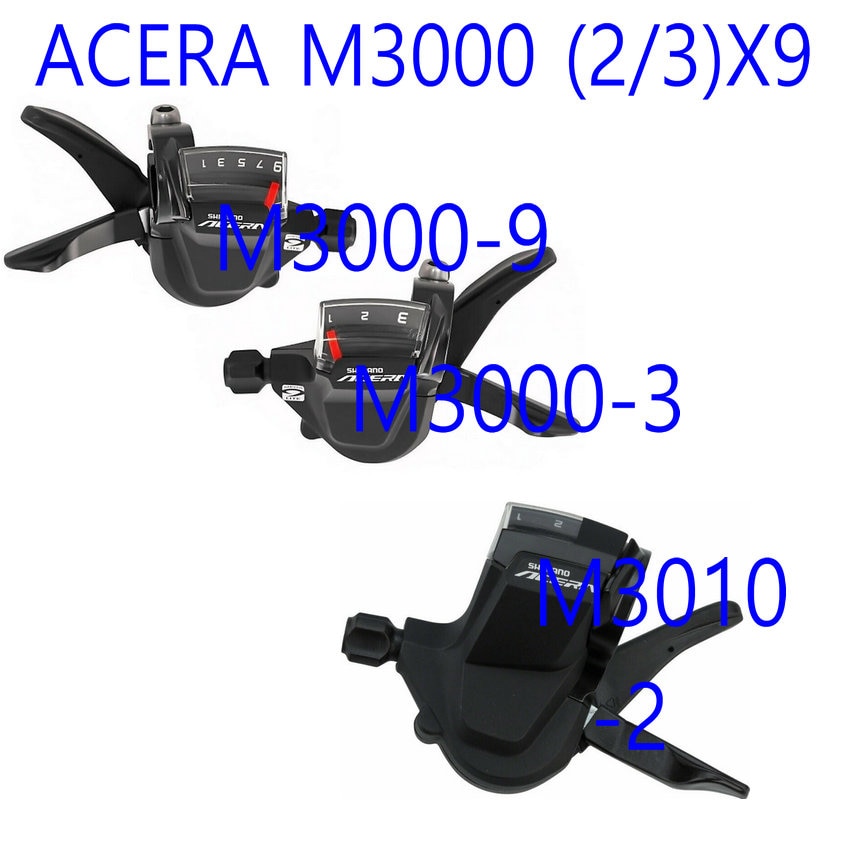 Acera SL-M3000 M3010 2/3/9/27 Speed Mtb Trigger Hendel Shifter Set 2S 3S 27 S