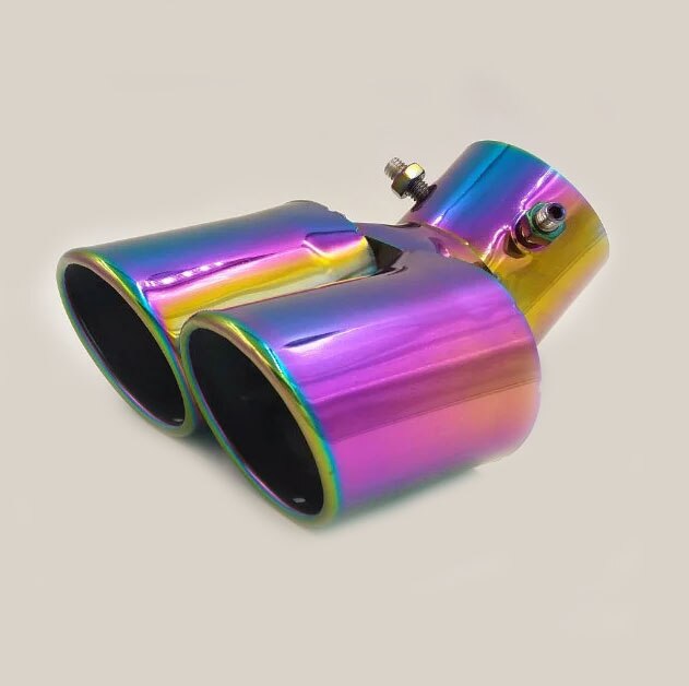 For Peugeot 408 car cover muffler exterior back end pipe dedicate exhaust tip tail outlet ornament vent 1pcs: B0003Ma63