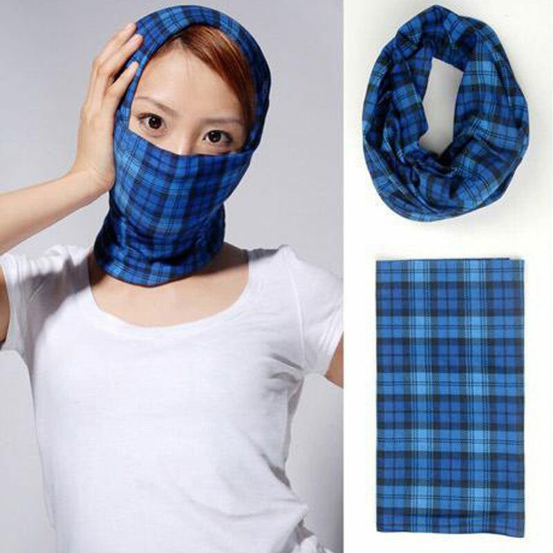 Magic Scarf Bandanas 24x48cm Multifunctional Riding Sunscreen Sport Towels Skeleton Skull Half Face Mask